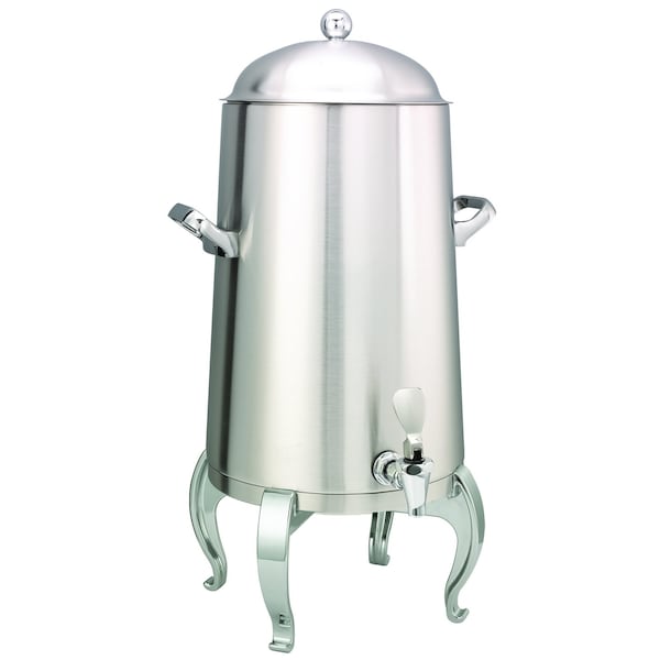 Service Ideas Flame Free Thermo-Urn Brushed Stainless Regal Style Vacuum Insulated Urn, 5 Gallon URN50VBSRG - main